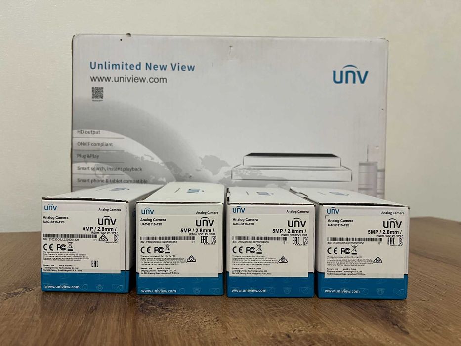 Комплект видеонаблюдения UNV 5Мп