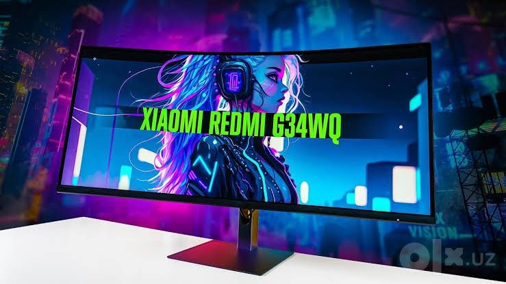 Redmi 34 180hz xolati ideal full kamplekt