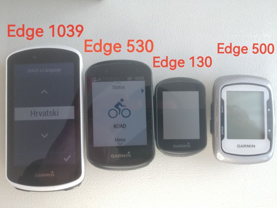 Garmin Edge 1030, Edge 530, Edge 130, Edge 500 туристическа навигация