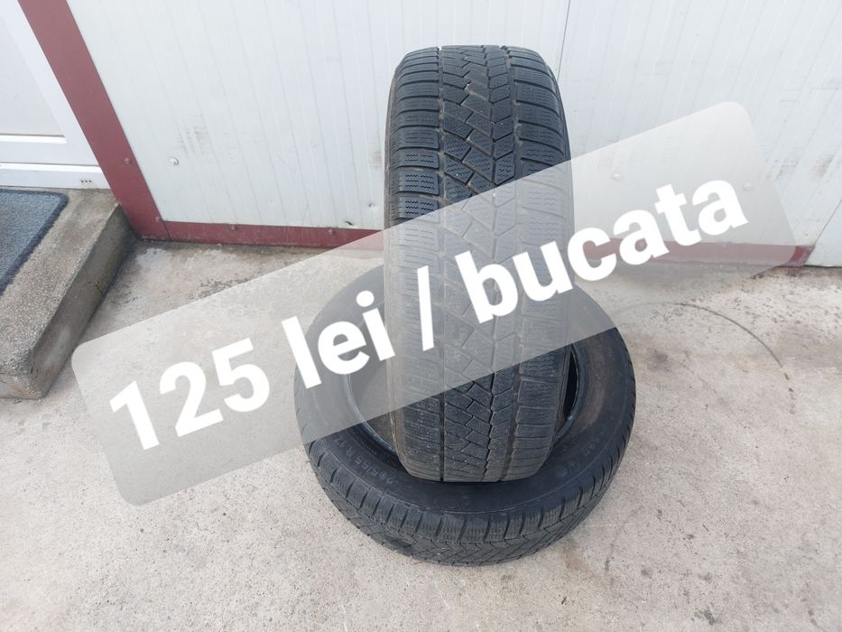 125 lei bucata! Doua anvelope RUNFLAT M+S/IARNA 205 55 r17 Continental