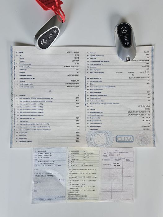 Vând  Mercedes C 300 - AMG - Mild hybrid