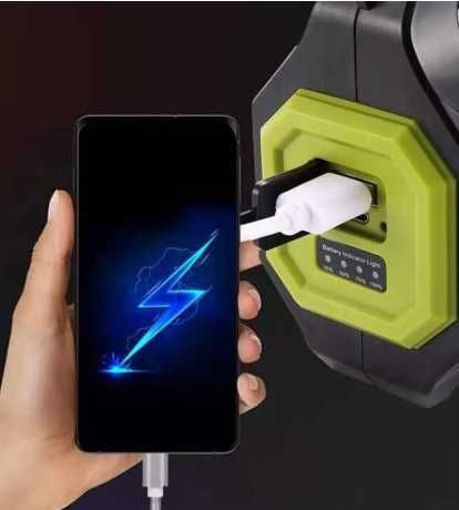 Фенер HEL T95, соларно зареждане, 10W