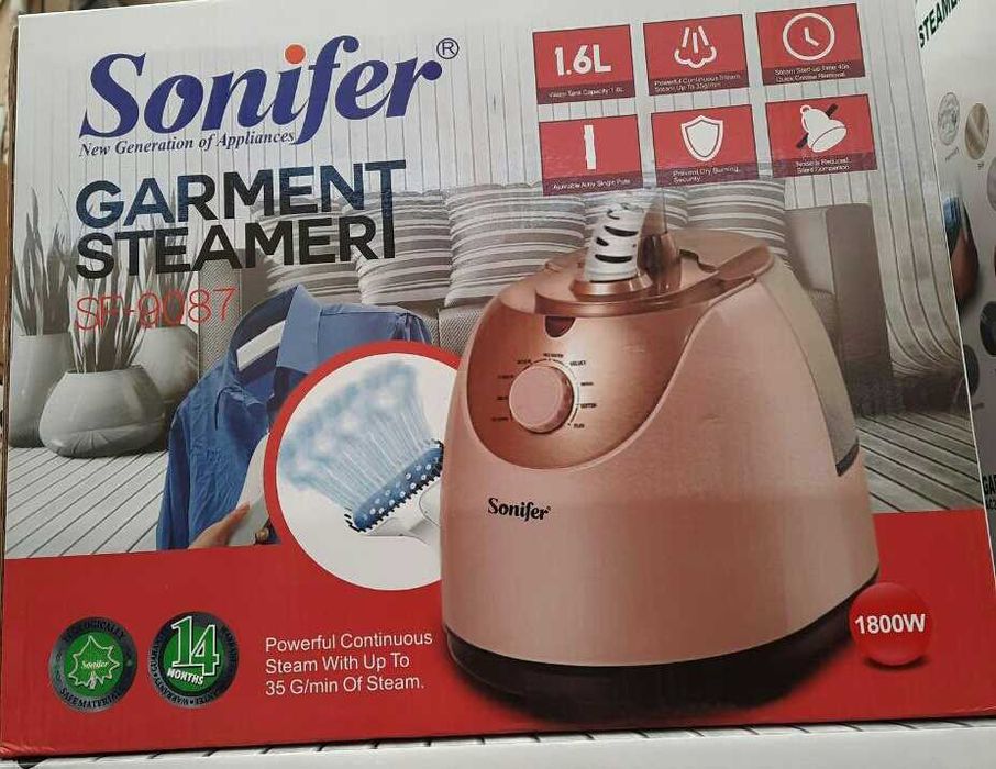 Вертикальный отпариватель Sonifer SF-9087, парогенератор, паровой утюг
