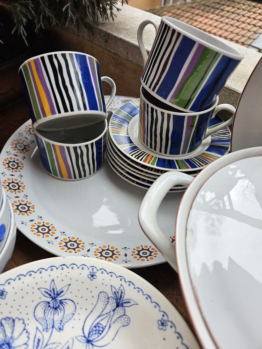 Стар супник от соца и порцелан