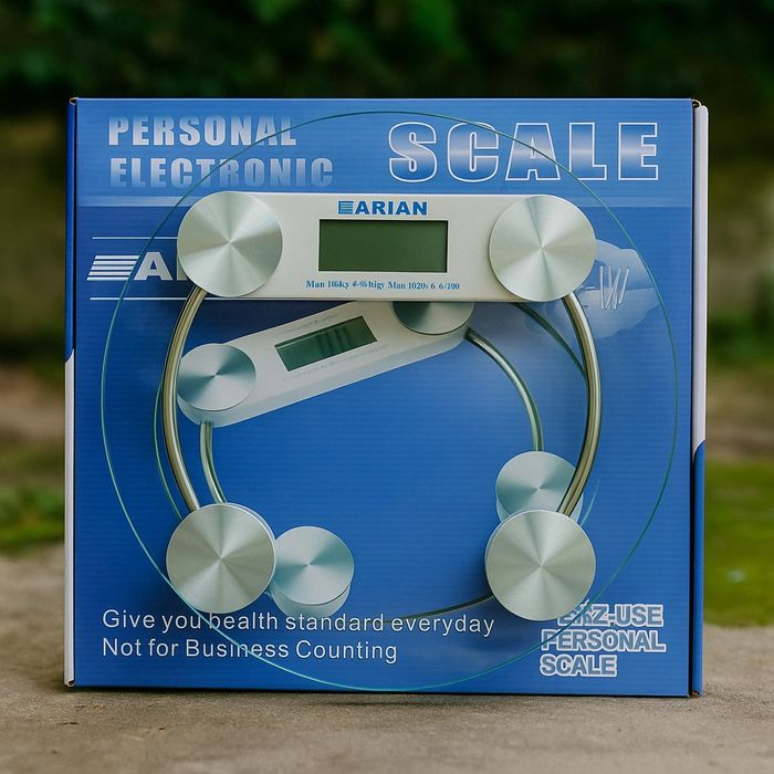 Стъклен дигитален кантар до 150 кг - ARIAN