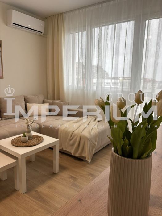 СЛЕД ОСНОВЕН РЕМОНТ! Тристаен обзаведен апартамент под наем в района