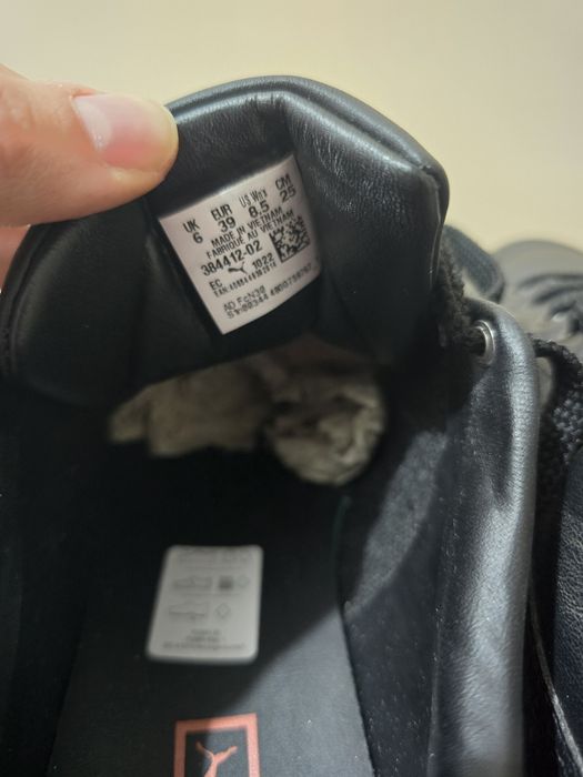 Adidași Puma Mayze Stack Negri, marima 39, piele naturala