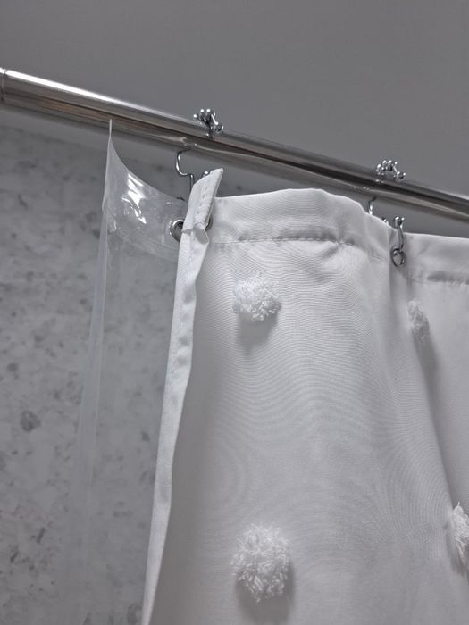 Тканевая занавеска для ванной