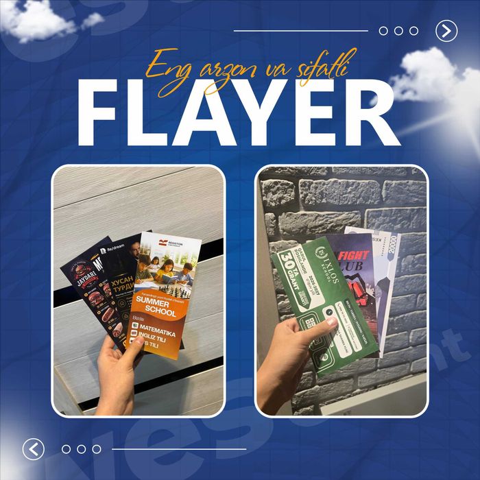 Flayer super narxda / Флаер по супер цене / Flaer