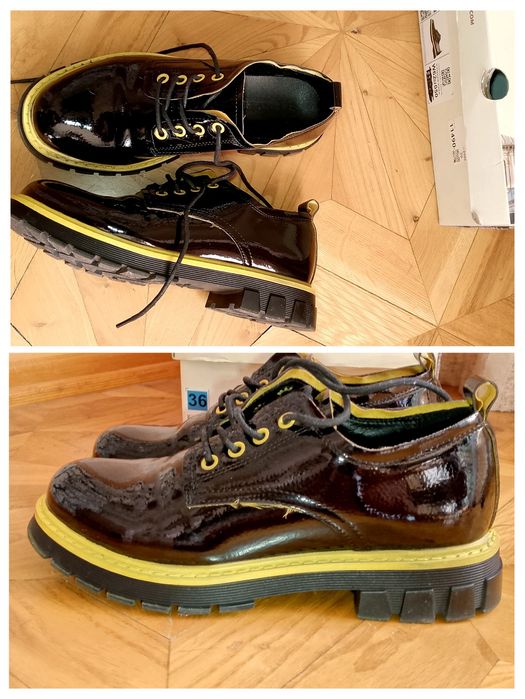 Полуботинки/туфли кожаные.