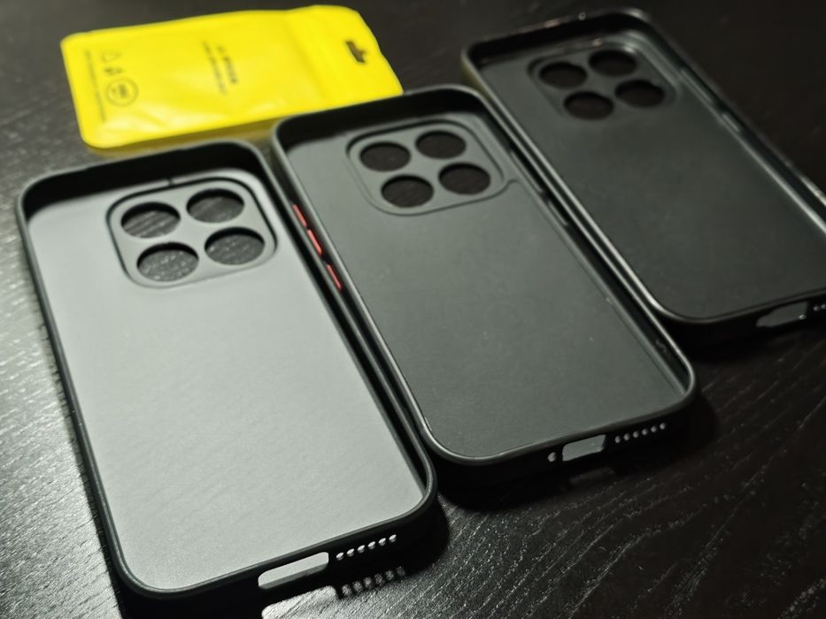 TREI huse (carcasă) pentru Xiaomi 17, soft-touch, noi + inel cadou!