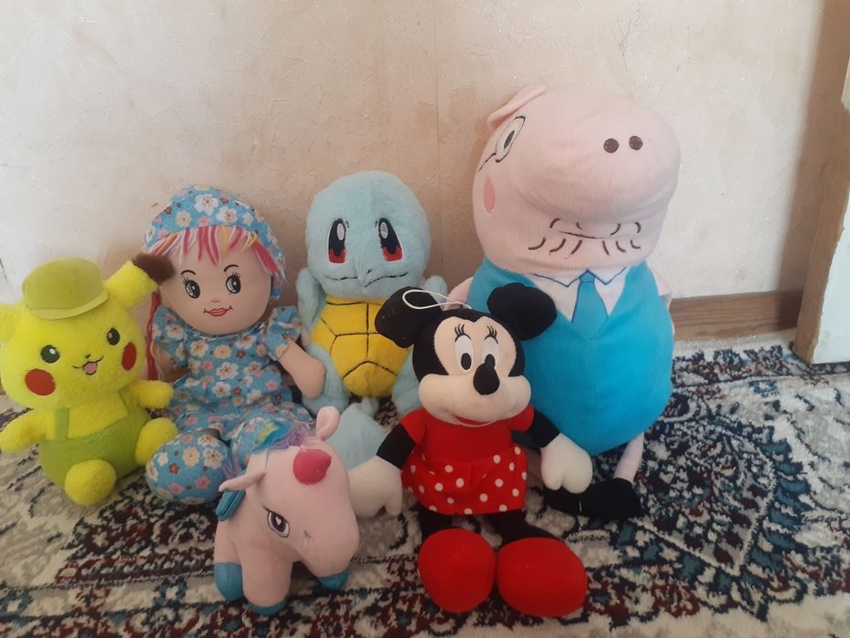 Sifati yaxshi yumshoq toza o'yinchoqlar