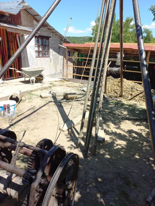 Foraje puțuri și alte săpături.