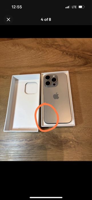 iPhone 15 pro Natural Titanium