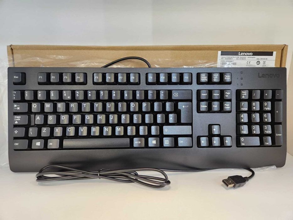 Tastatura cu fir Lenovo Preferred Pro II USB QWERTY (Tomesti-/B75033) – Garantie 2 Ani! - Produs Nefolosit!