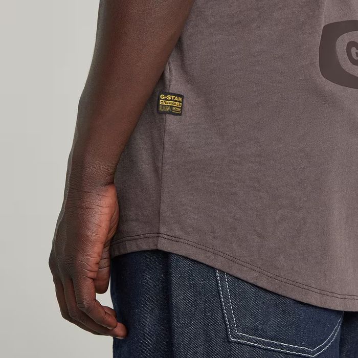 Тениска G-Star Raw Text M нова мъжка пригинална
