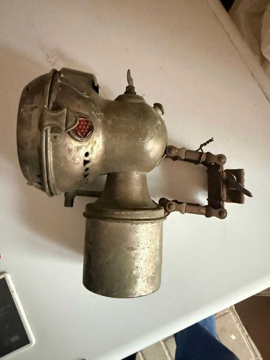 Far vechi bicicleta Balaco lampa carbid acetilena perioada interbelica