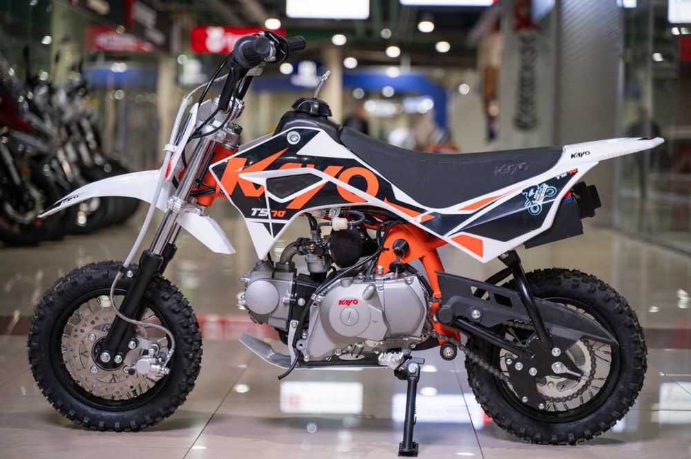 Motocicleta copii cross enduro KAYO TS70(70cc,4T,4+ani)la MYMOTO CLUJ