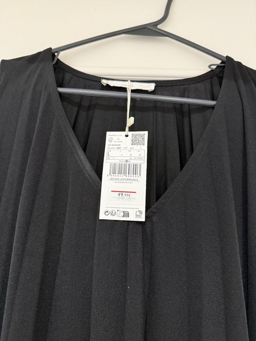 Шифоновое свободное платье Mango