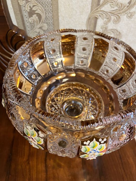 Посуда, богемское стекло