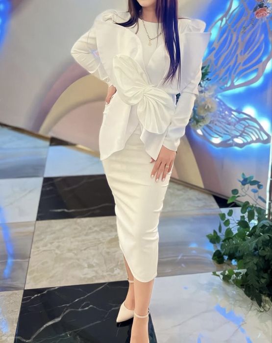 Платье белое the ice collection