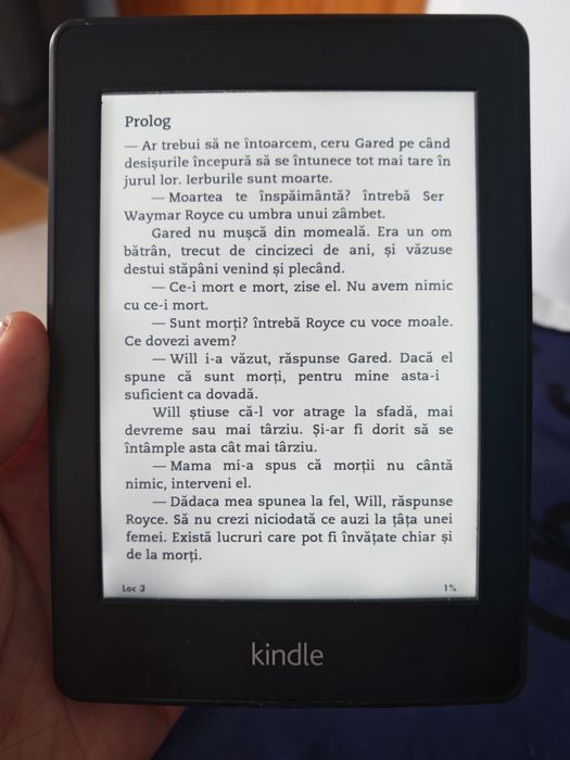 Ebook reader Kindle Paperwhite iluminat  700 cărți în română