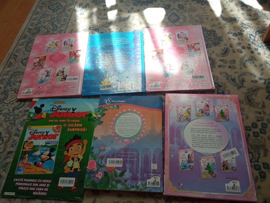 Vând lot 6 Cărți Disney +7 bonus cărți pentru copii gratis