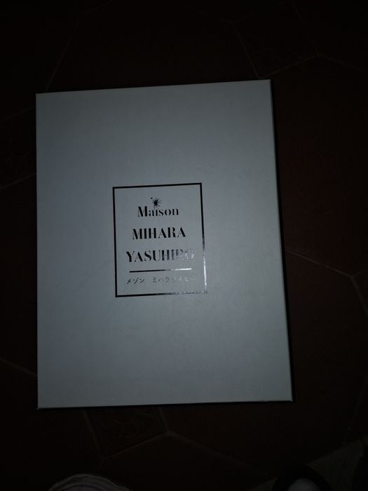 Maison Mihara Yasuhiro Wayne Leather White