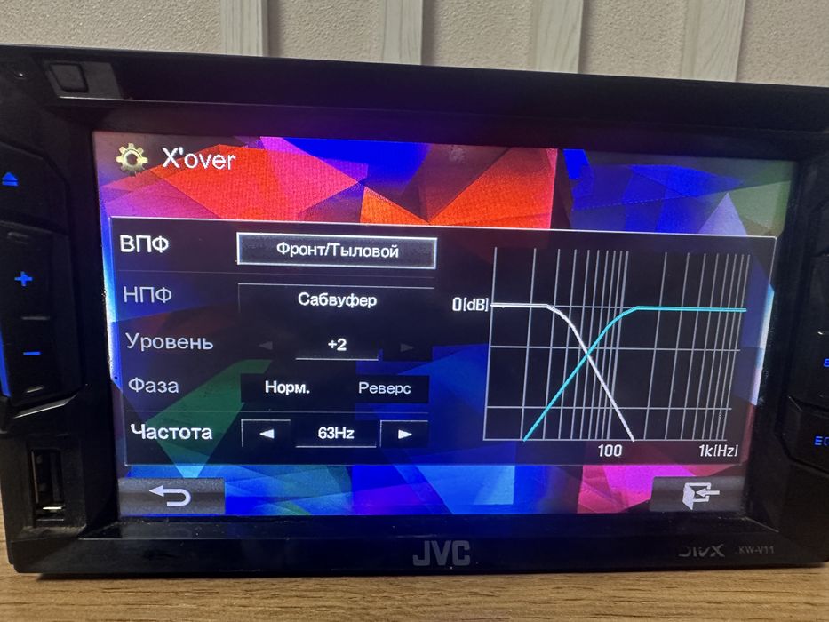 Оригинал магнитола jvc