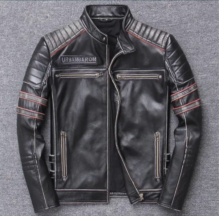 Кожаная куртка "UrbanBaron" из США Оригинал XL