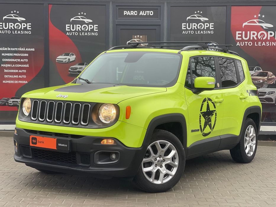 Jeep Renegade 1,6i •110Cp•2018•Vanzare in Rate/Panoramic/Clima 2 Zone/Navi