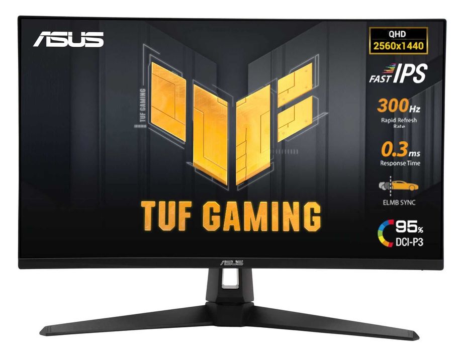 Монитор 27 Asus TUF Gaming QHD(2560x1440), 300Hz, Fast IPS