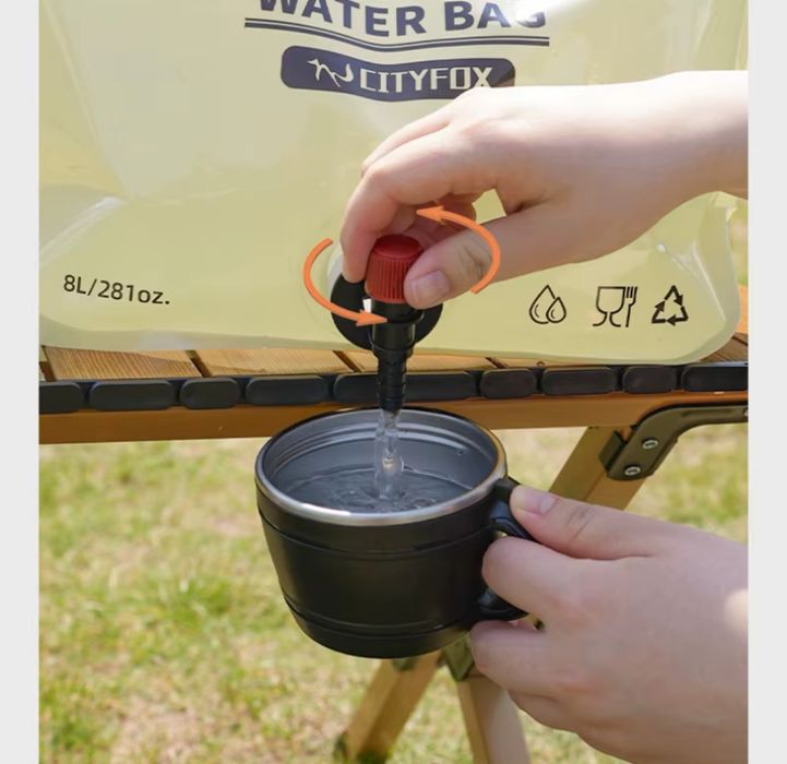 Преносима сгъваема чанта за вода 8 литра