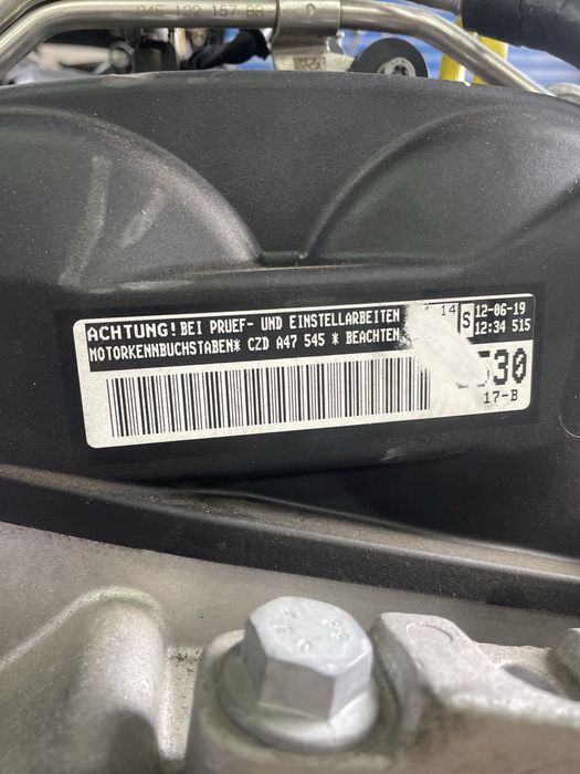 Двигатель CZD на Volkswagen Beetle