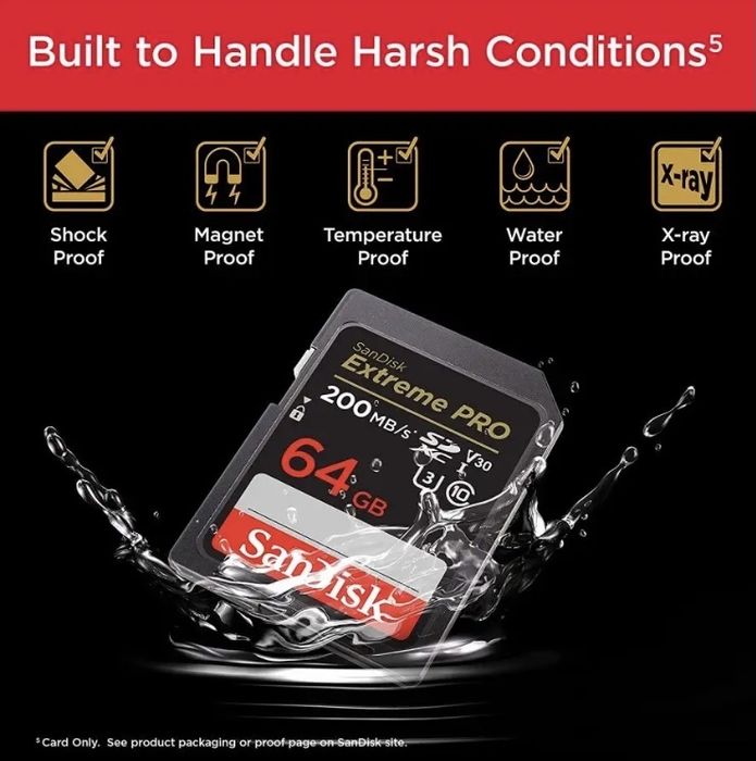 Extreme pro 64 GB  sandisk org