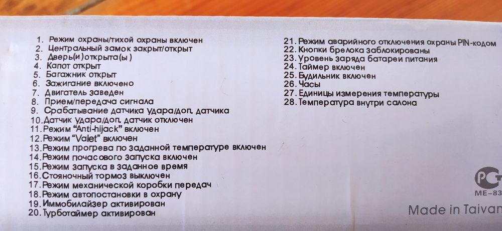 Сигнализация Томогавк