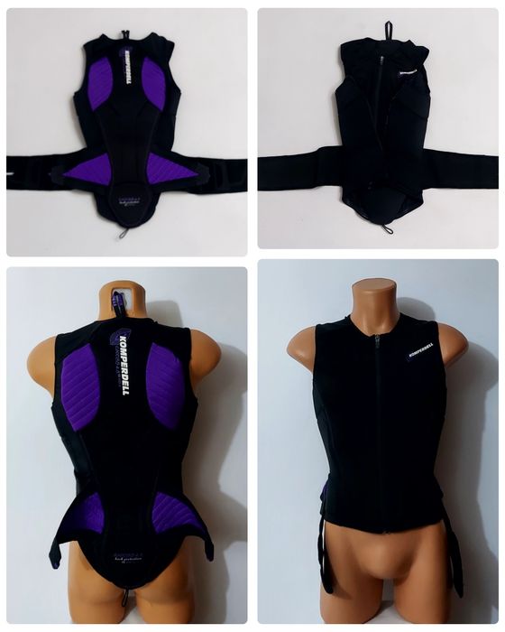 Vestă de protecție Komperdell Cross 4 nouă, pentru moto, ATV, schi snowboarding sau ciclism montan, mărimea S unisex