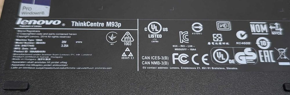 Lenovo tiny m710q m93p m900
