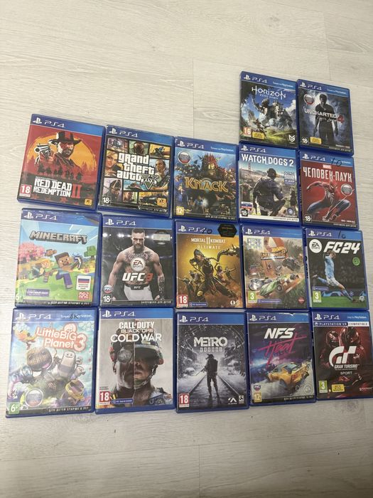 Игры PS4 хорошая колекция