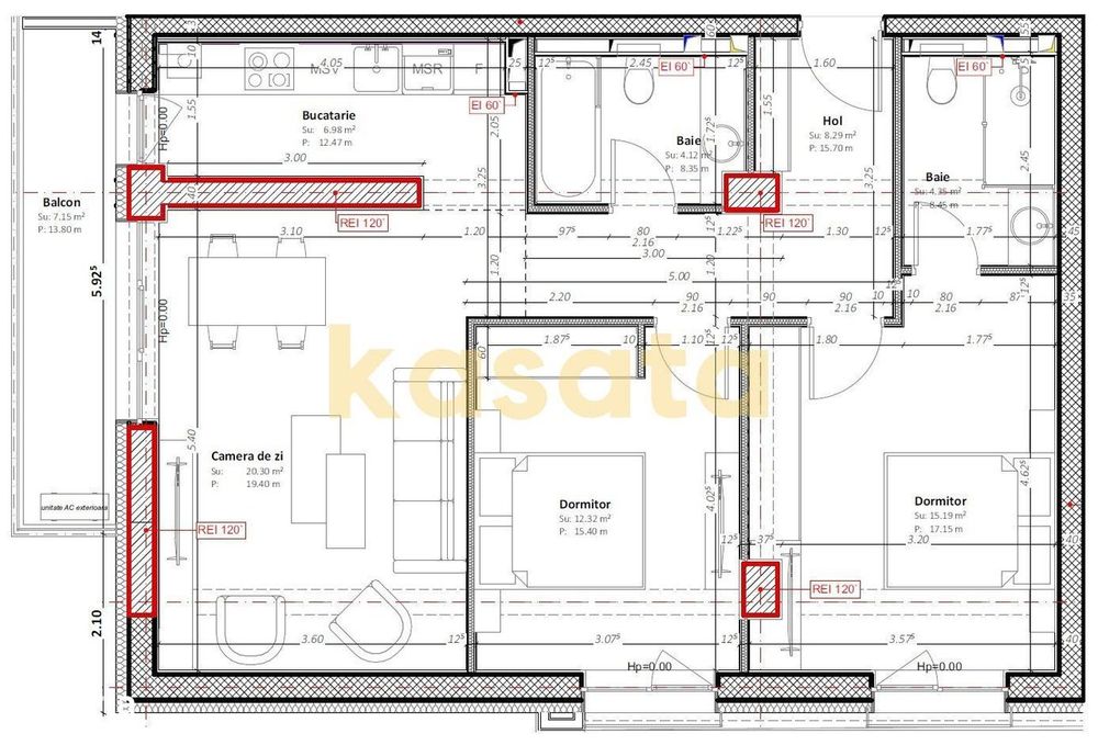 Apartament 3 camere | Băneasa | Northview