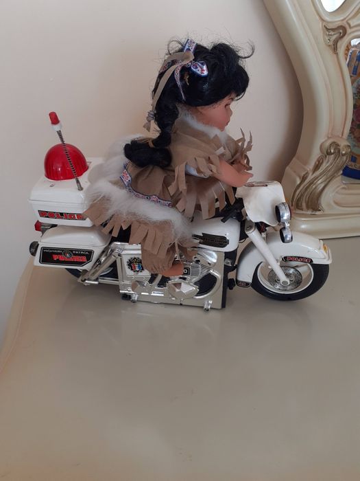 jucărie motocicletă de politie starea bună