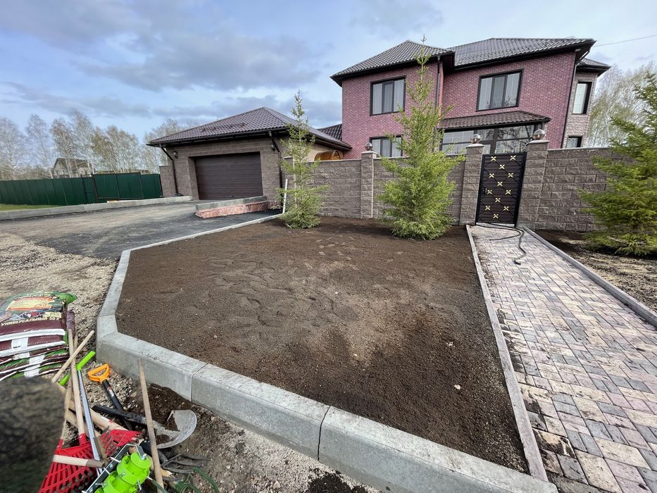 Газон, посевной газон