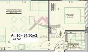 Продава се Двустаен апартамент в Варна, Възраждане 3 - 55 кв.м за 1510 €/кв.м - Снимка #2