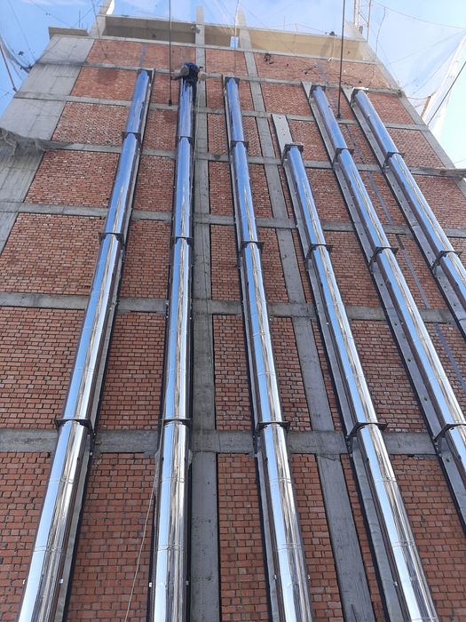 Высотные работы! Мойка фасада.