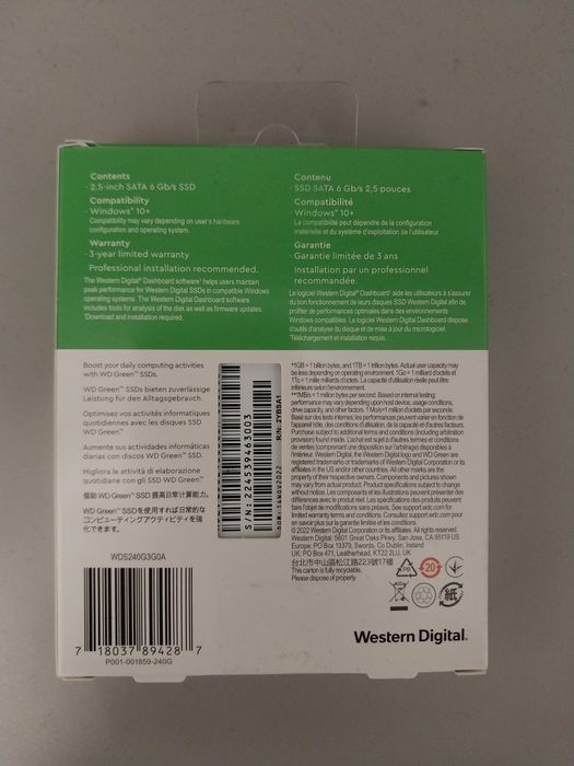 SSD Western Digital Green