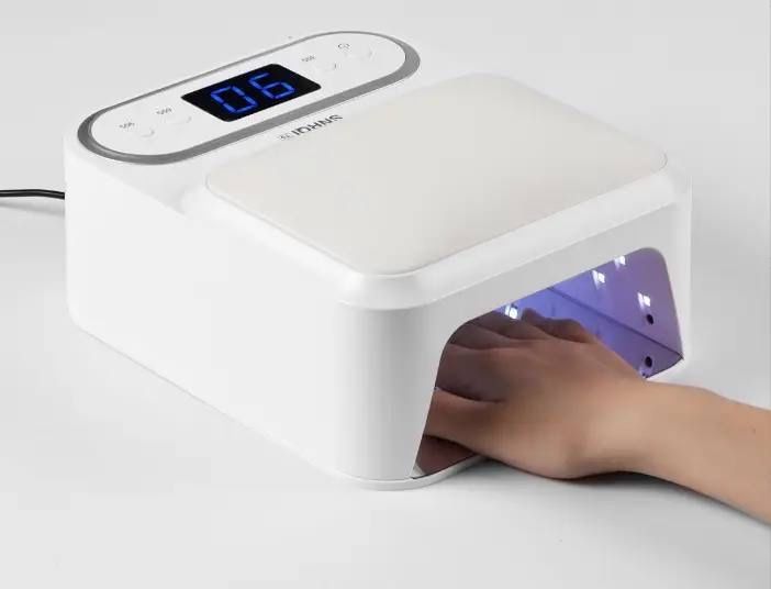 LED лампа для ногтей, быстро сушит гель