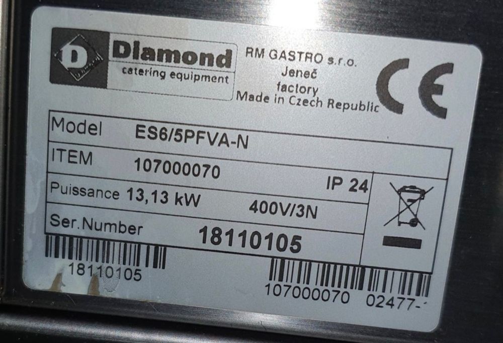 Aragaz electric/cuptor pizza  trifazat