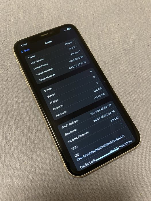 Apple iPhone 11 White 128GB