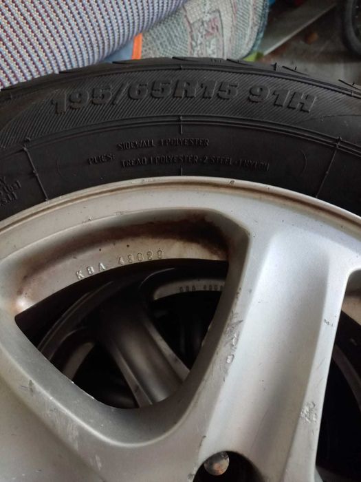 Jante aluminiu cu anvelope de vara skoda octavia 1