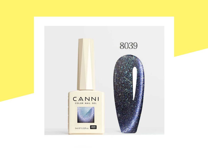 Професионален хипоалергенен гел лак котешко око CANNI – 9 мл.